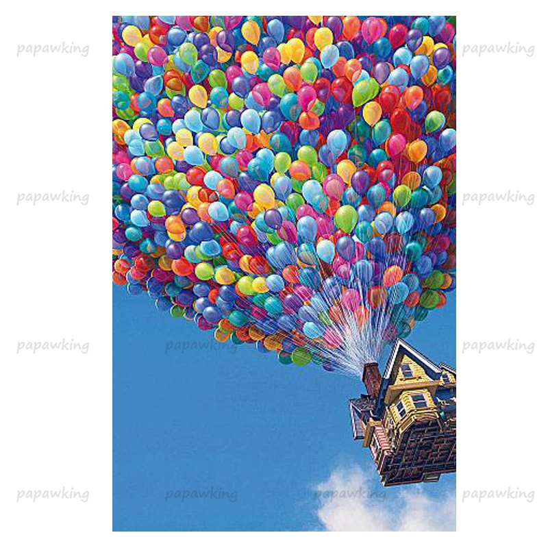 

Papawking 5D Diamond Painting Full Square Diamond Embroidery Balloon Cross Stitch Mosaic Kit Landscape Home Decor New Arrivals