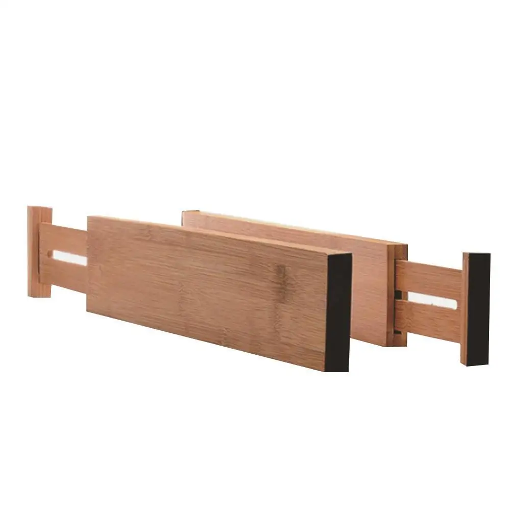 

Telescopic Drawer Divider Adjustable Separator Divider Drawer Storage Bamboo Divider Storage Cabinet Grid Board B9U7