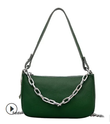 

3087 European and American Unisex men's and women's bags new trend single shoulder bag chain