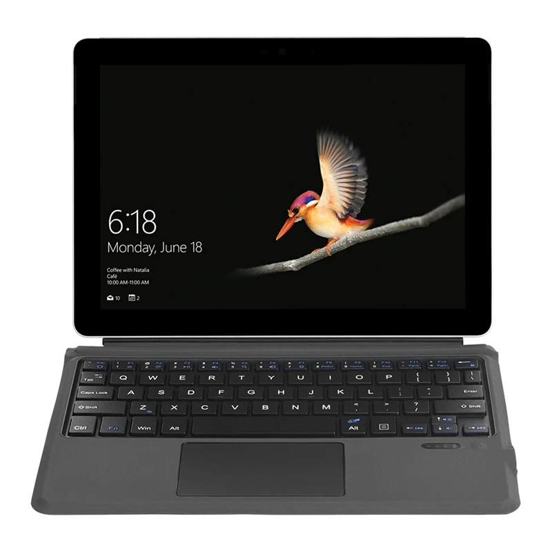 Беспроводная клавиатура с Presspad для Microsoft/Surface Go ультра-тонкая портативная
