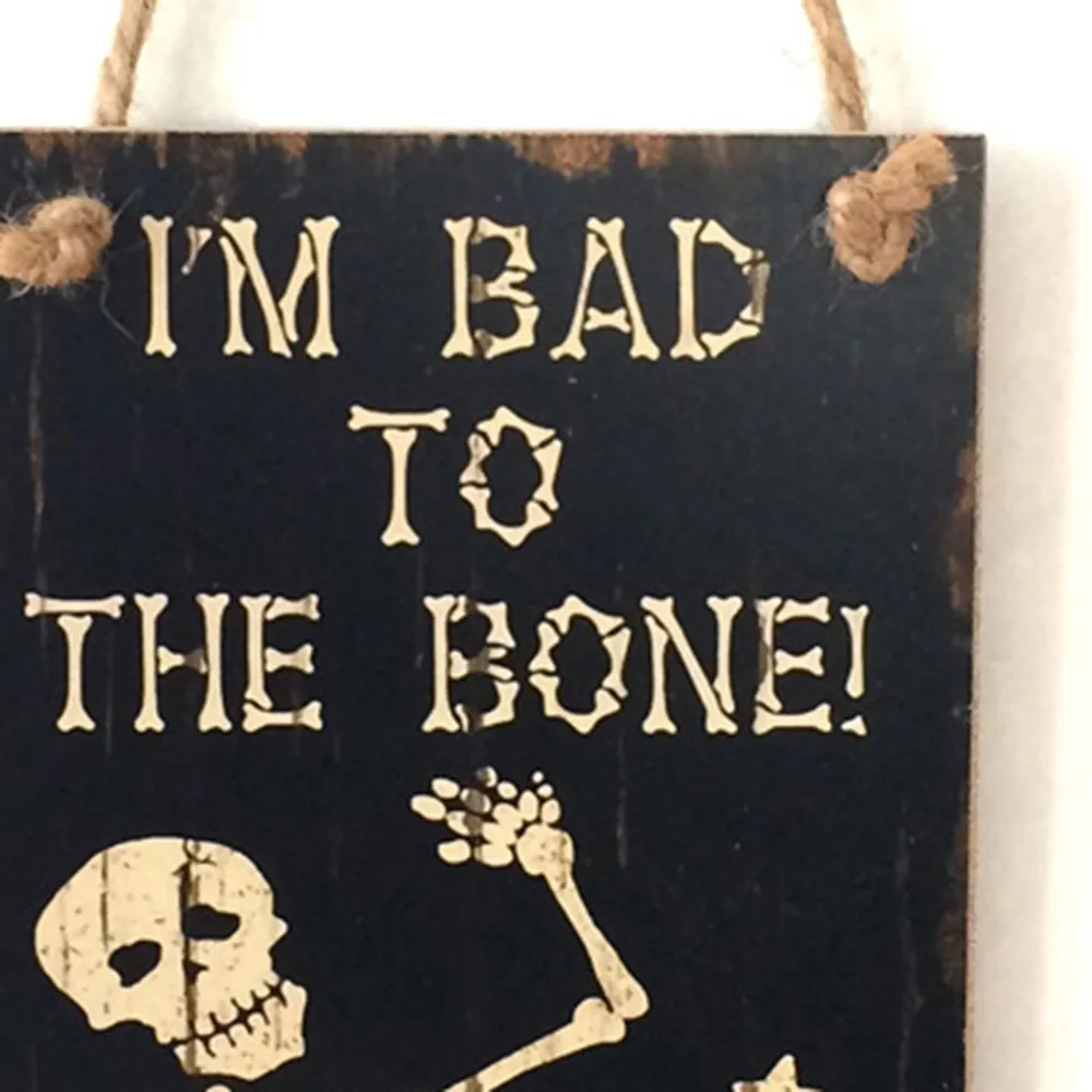 Хэллоуин деревянные ремесла украшения Висячие доски деревянный призрак