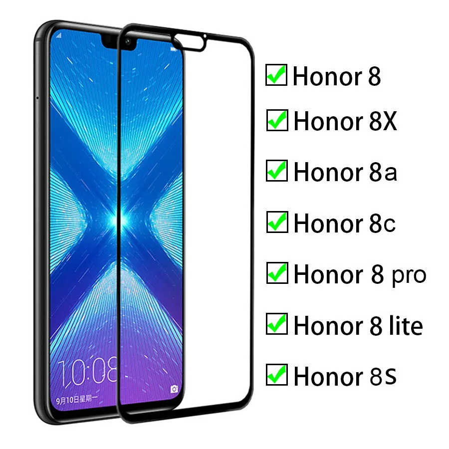 5d закаленное стекло для huawei honor 8x стеклянный экран чехол 8a x 8 c 8S pro lite light honor8