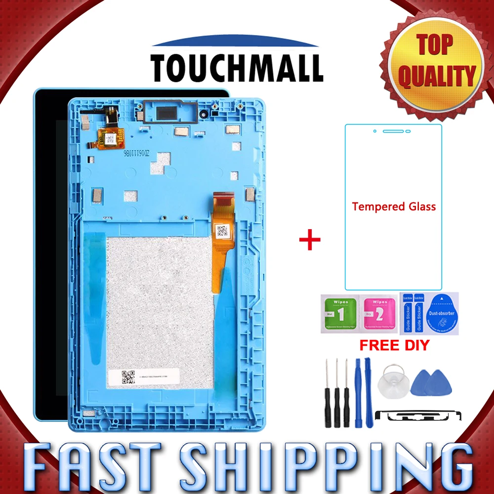 Новый ЖК-дисплей сенсорный экран + рамка Замена для Lenovo Tab 3 7 0 710 Essential Tab3 710F 710L 710i