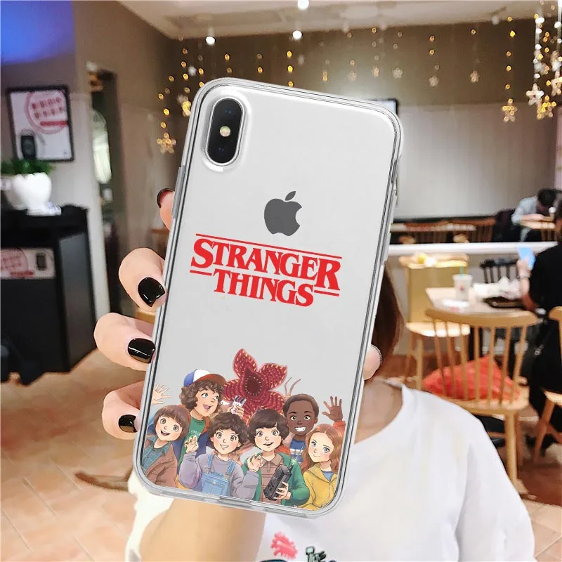 Stranger Things Сезон 3 американский ТВ прозрачный мягкий силиконовый чехол для телефона для iphone 11 Pro Max X 5S 5 SE 6 6s 7 8 plus XS Max XR