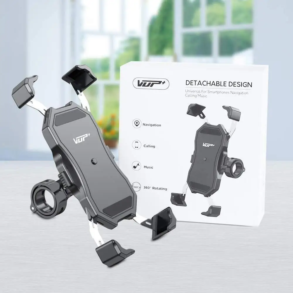 Держатель для телефона VUP велосипеда и мотоцикла поворот на 360 ° противоударный