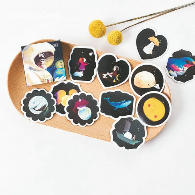 45 шт./кор. с цветочным рисунком Тотем памятки наклейки пакет DIY разместил его Kawaii планировщик для скрапбукинга наклейки канцелярские принадлежности, школьные принадлежности героя из мультфильма