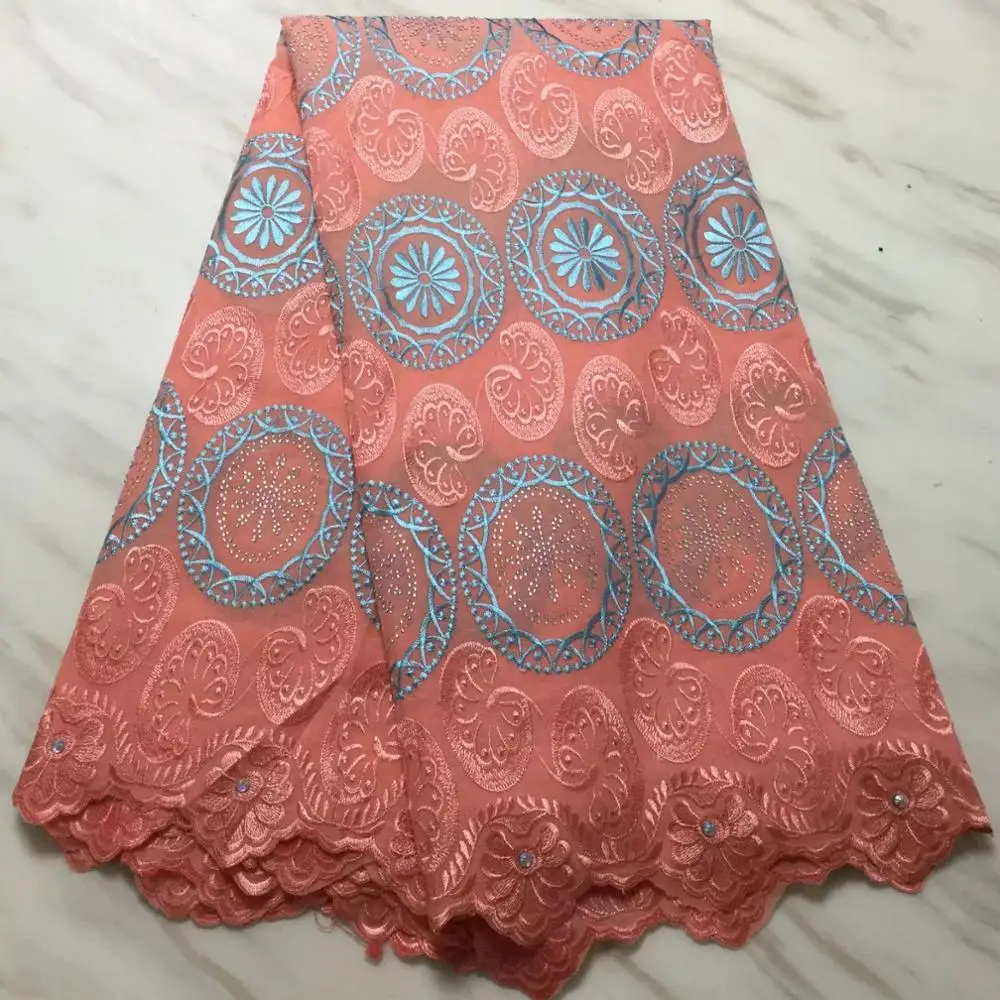

Latest Nigerian Lace Fabric 2020 Swiss Voile Lace In Switzerland High Quality Dry Lace Swiss Lace Fabric Women
