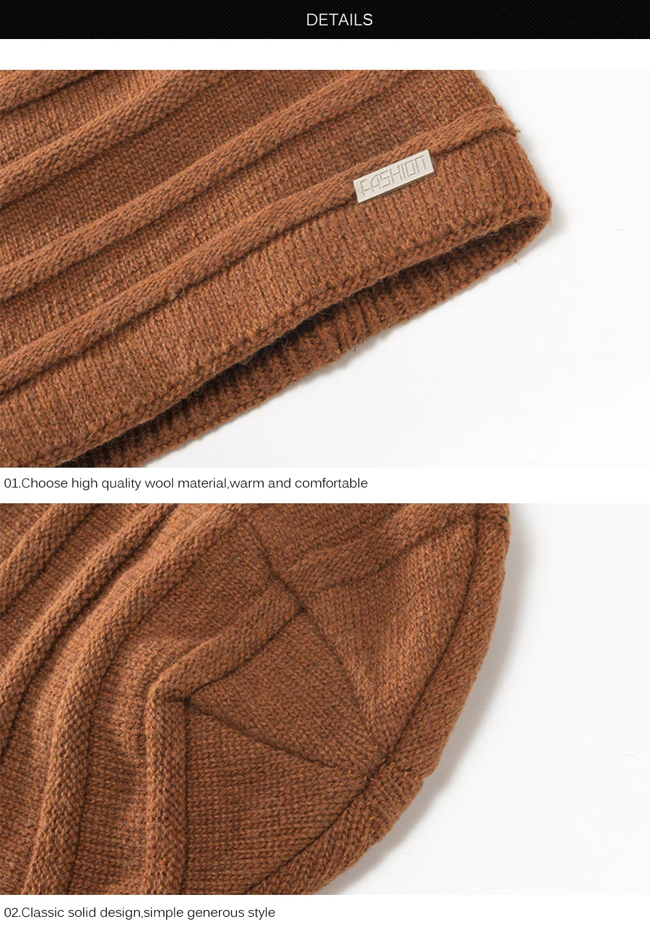 FS Высокое качество шерсти вязаный Рыбак Beanie зима для женщин Открытый Лыжный ветрозащитный Уха Защиты Slouchy Мешковатые Шапочка Hat