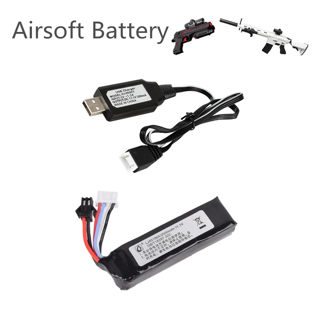 11 1 v 2000mah 451865 Lipo аккумулятор + зарядное устройство для электрической воды