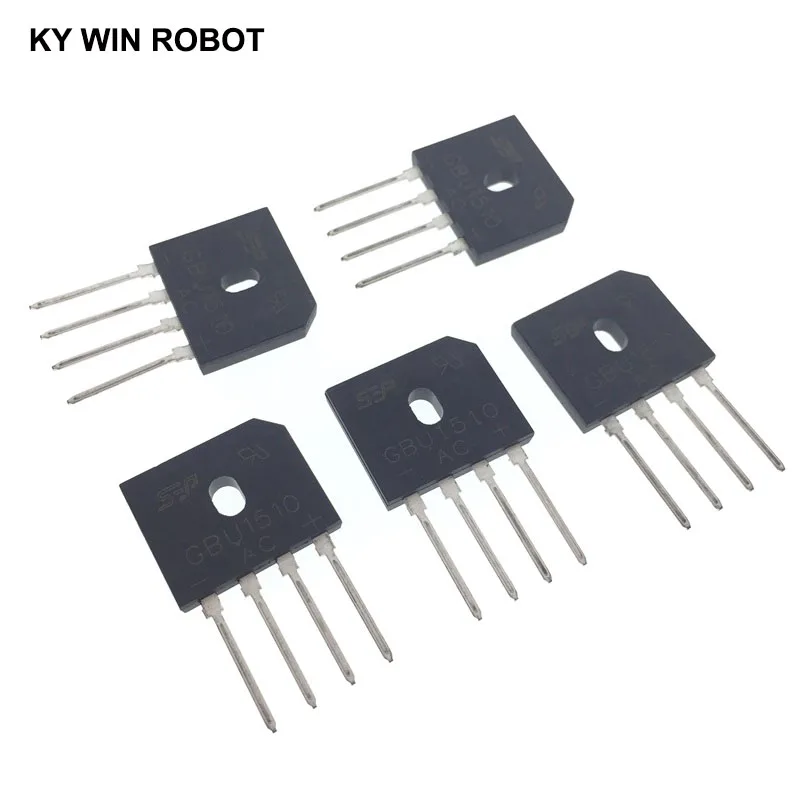 

5PCS 15A 1000V DIP-4 diode bridge rectifier GBU1510