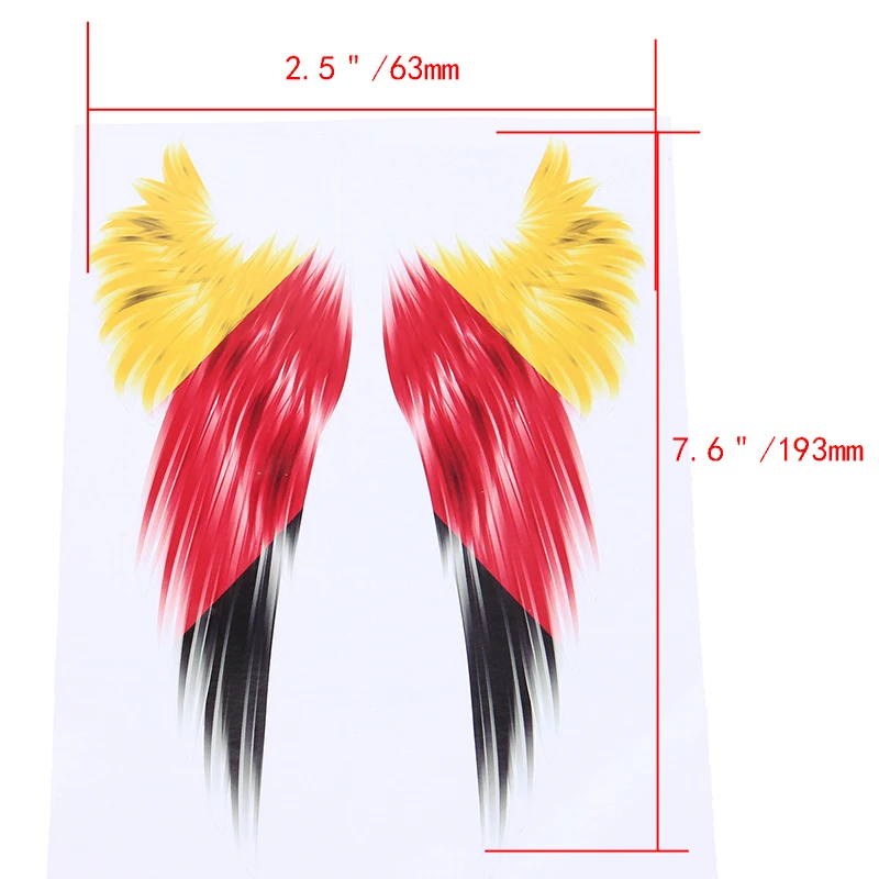 Забавные стикеры POSSBAY s американские/немецкие флаги Великобритании крылья