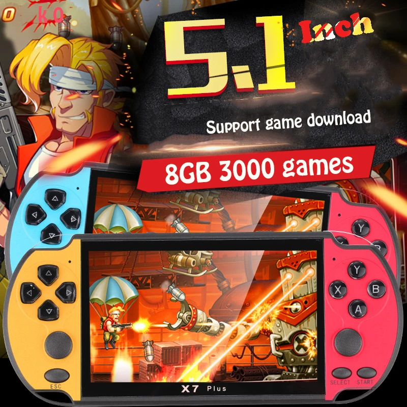 Портативная игровая консоль с 5 1 дюймовым экраном 21286 встроенных классических
