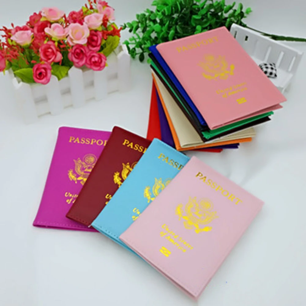 

Новый дорожный Чехол для паспорта, чехол для карт для женщин и мужчин, дорожный кредитный держатель для карт, держатель для паспорта и докум...