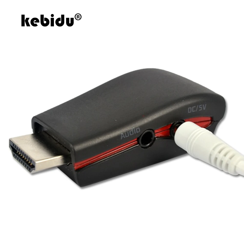 Адаптер HDMI совместимый с VGA переходник штырь гнездо для XBOX 360 PS2 ноутбука HDTV DVD 1080P