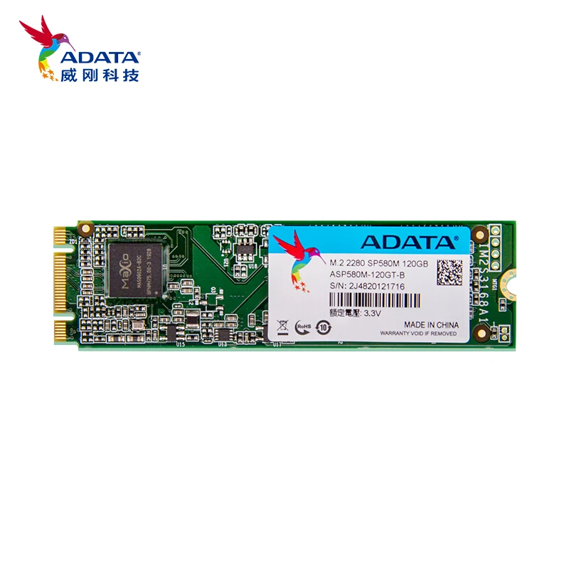 ADATA SSD 120 ГБ 256 твердотельный накопитель для ноутбука интерфейс M.2 (SATAIII) серия SP580M2 |
