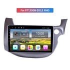 Автомобильный GPS-навигатор 6G + 128G для HONDA FITJAZZ RHD 2008-2013 Android 10,0, автомобильное радио, стерео, мультимедийный плеер с Wi-Fi, 4G, AHD