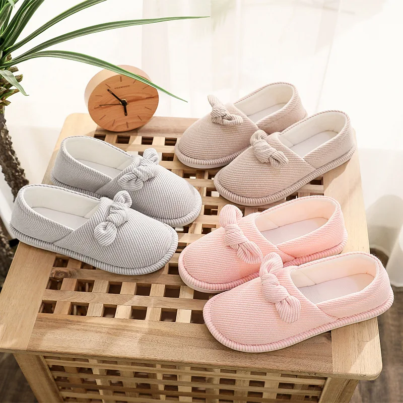 

2021 Women Flat Shoes Home Cotton Slippers Pregnant Female Slip On Durable Sandals Safety Slides Chaussure Femme Женские тапочки