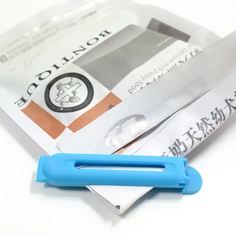 2 шт./компл. домашних животных уплотнения зажимы Портативный собака Кот Еда для