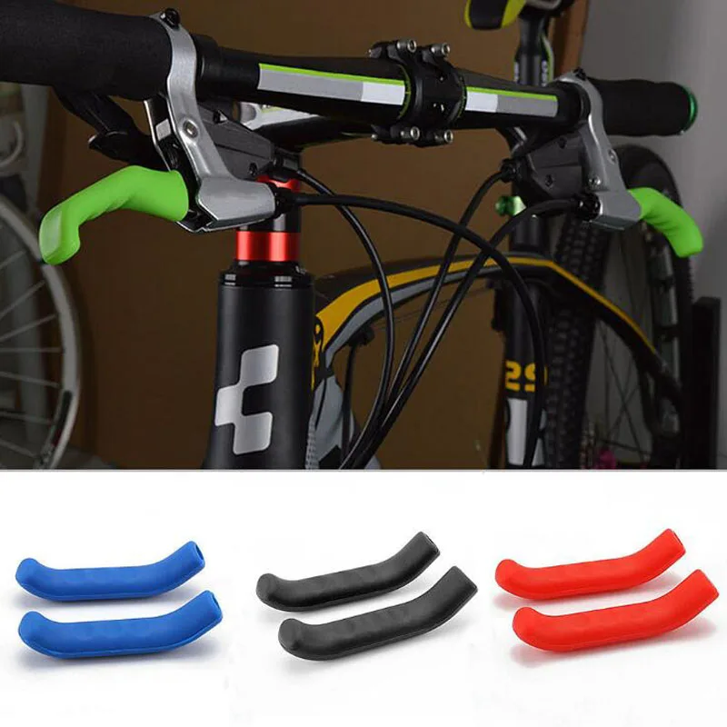 

1 Pair Bicycle Brake Lever Silicone Cover Brake Silicone Sleeve Universal Brake Lever Bicycle Body Protection Cover Accessories