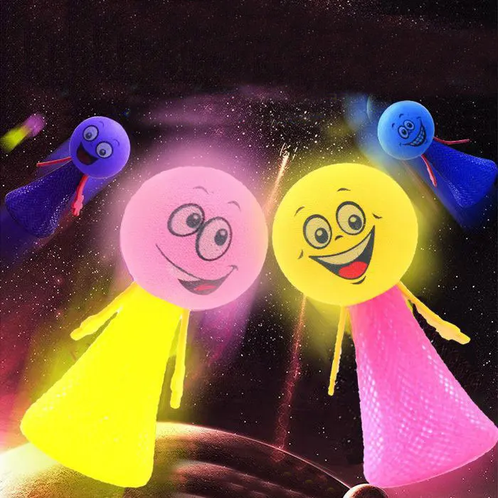 

Kids Jump Bounce Elf Luminous Fly Man Fiddle Fidget Children Adult Funny Sensory Toy Kid Child Gift