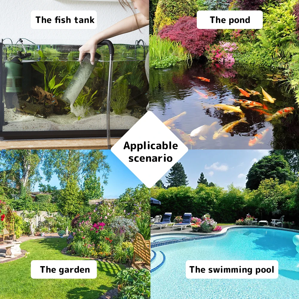 

9 pcs Fountain Pump Nozzle Set Water Spray Heads Pond Submersible Pool Tools Water Fall Accessories Garden Decoration