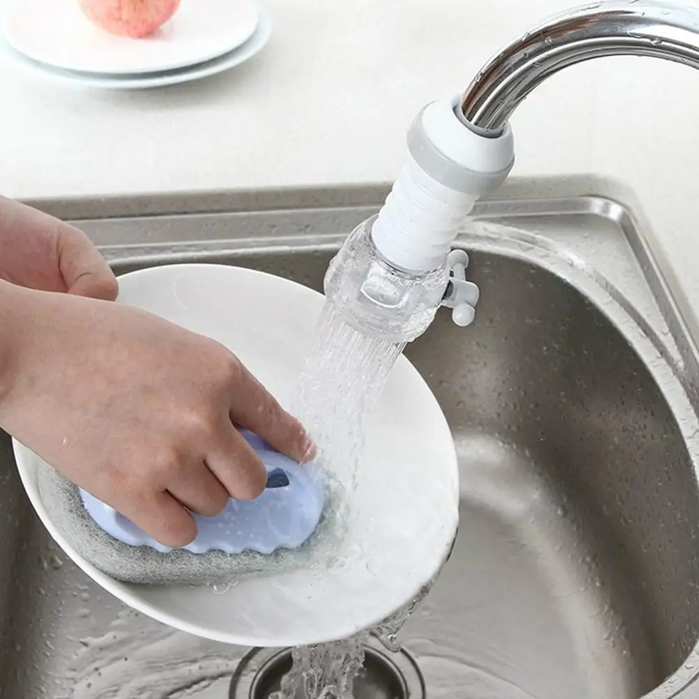 360 Degree Rotatable Nozzle Faucet Filter Nozzle Kitchen Faucet Splash 3 Mode Nozzle Faucet Filter Extended Water Saving Device