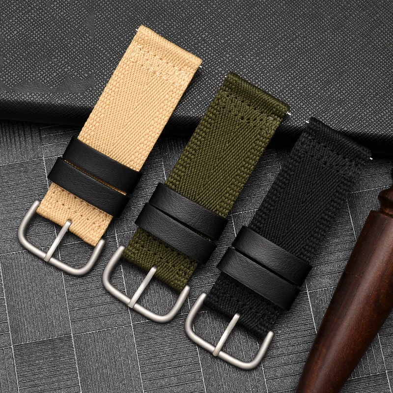 Высокое качество нейлон парусиновые ремешки для часов объектива с оптическими