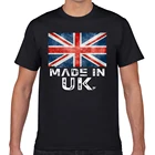 Топы Футболка Для мужчин сделано в Великобритании дизайн черный Geek, легкая принтованная Мужская футболка XXXL