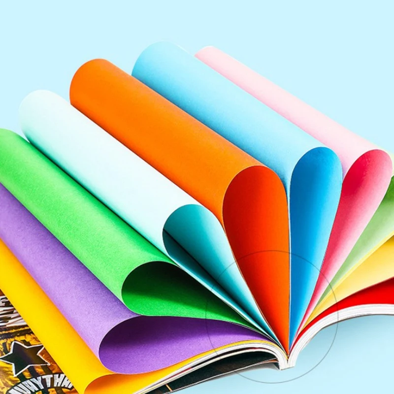A4 цветная копировальная бумага белый двусторонний цветной ручной складной DIY