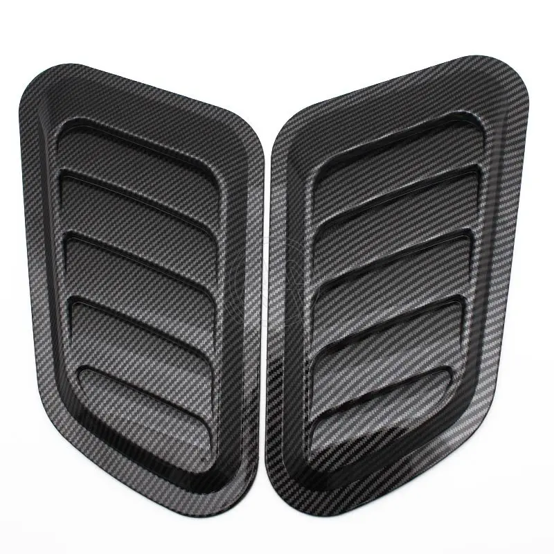 1pair 4colors Car Air Intake Flow Vent Fender Decorative Stickers Side Mesh Cover Front Bumper Hood Bonnet Grilles Decals | Автомобили и