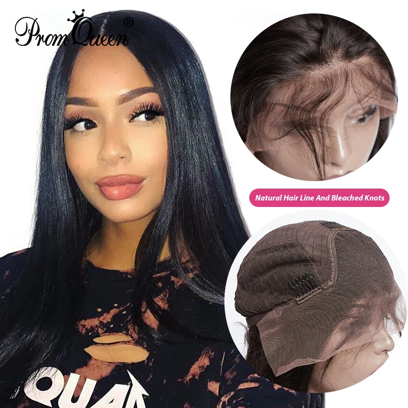 Кружевные передние парики для черных женщин прямые волосы Remy кружевные