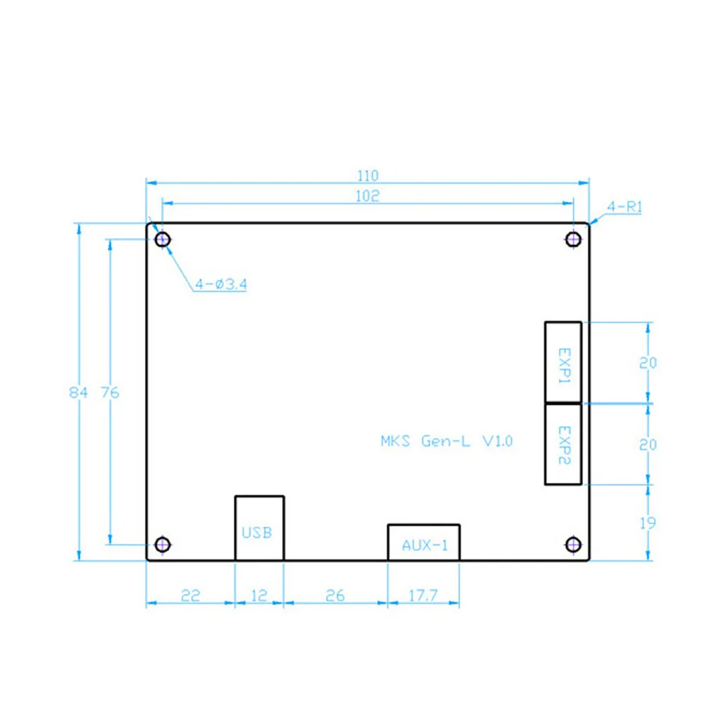 Для MKS GEN L совместим с ЖК дисплеем TFT28 поддержка DRV8825 драйвер двигателя наборы 3D