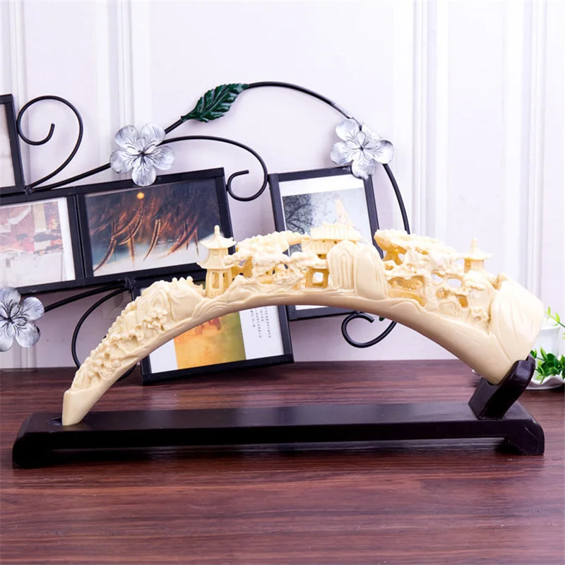 Strongwell современный минималистичный резной узор цвета слоновой кости