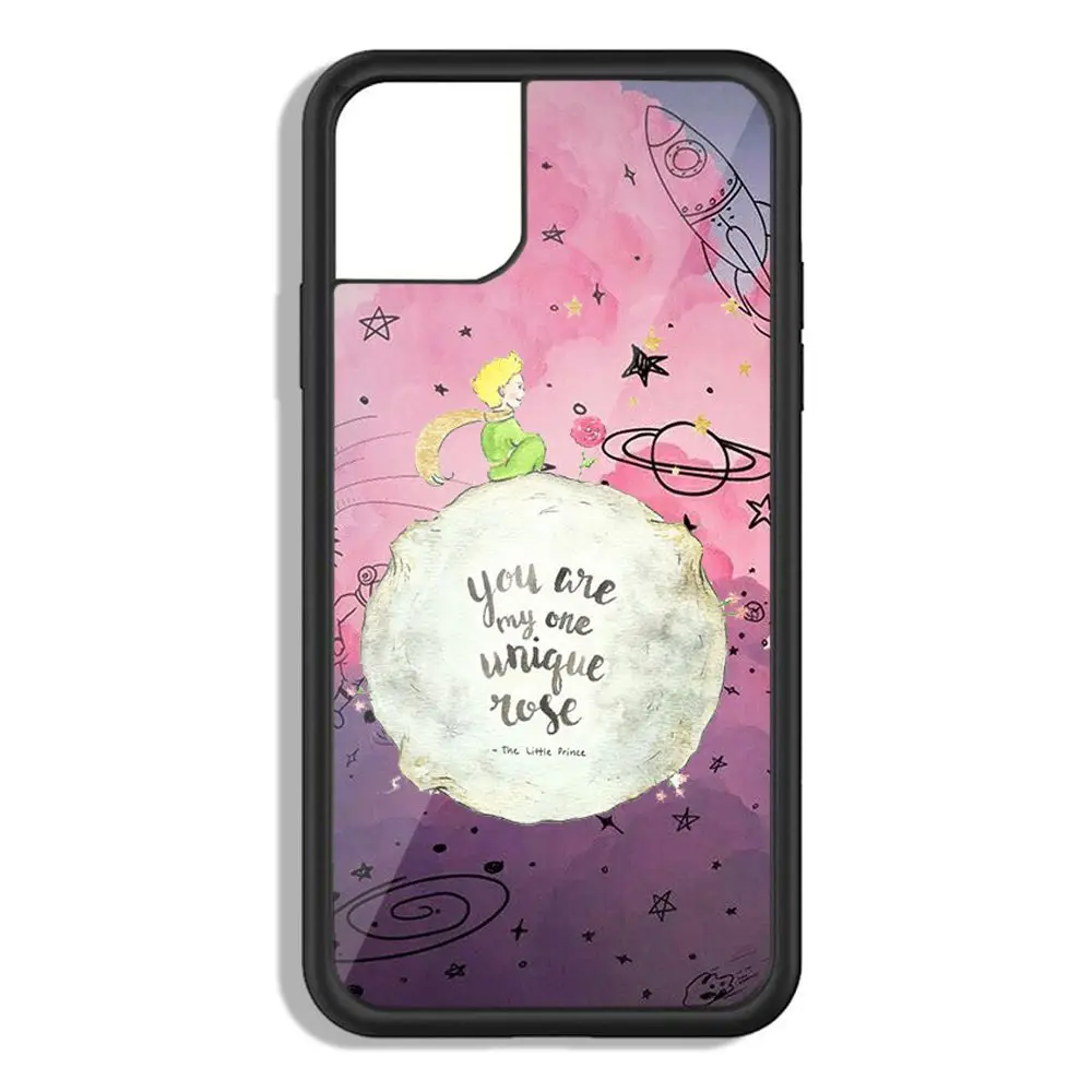 Розовые телефонные чехлы the little prince для iPhone 12 11 pro max Xs X Xr 7 8 6 6s plus se 2020 samsung s21 s30 note