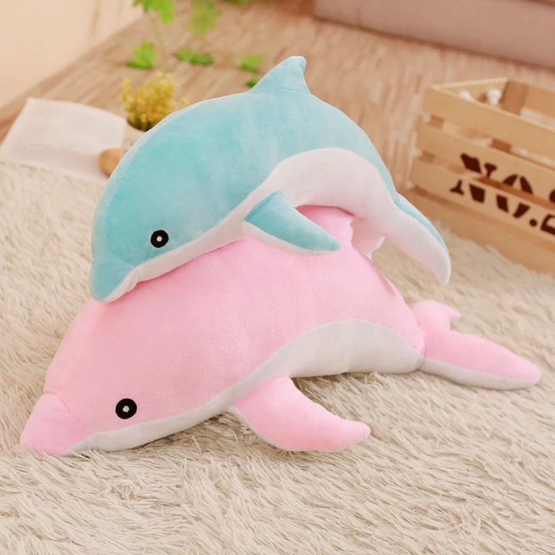 Kawaii/Dolphin Plush Toy Stuffed Toys Sea Animal Doll High Quality PP Cotton Stuffed Holiday And birthday Gift Candy Series