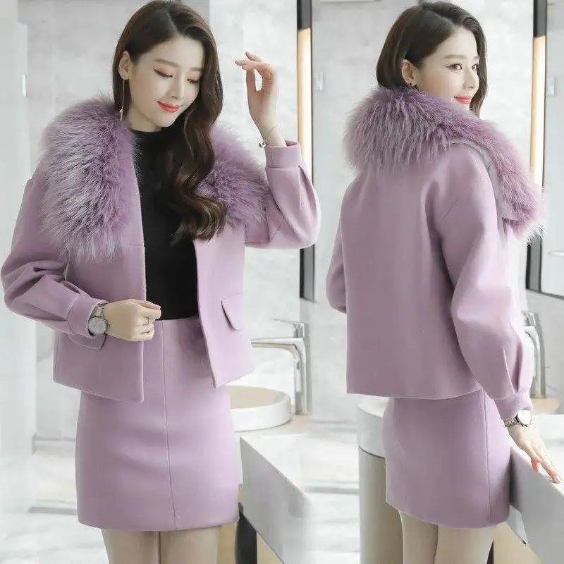 Новый Модный женский комплект из двух предметов пиджак с длинным рукавом