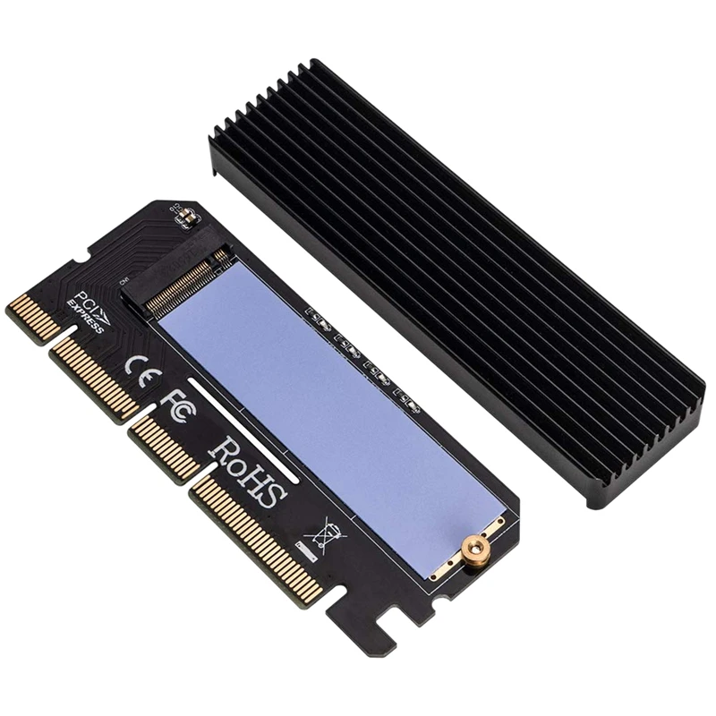 M.2 Nvme Ssd Ngff к Pcie 3 0 X16 адаптер M ключ интерфейс карта полная скорость черный|Платы