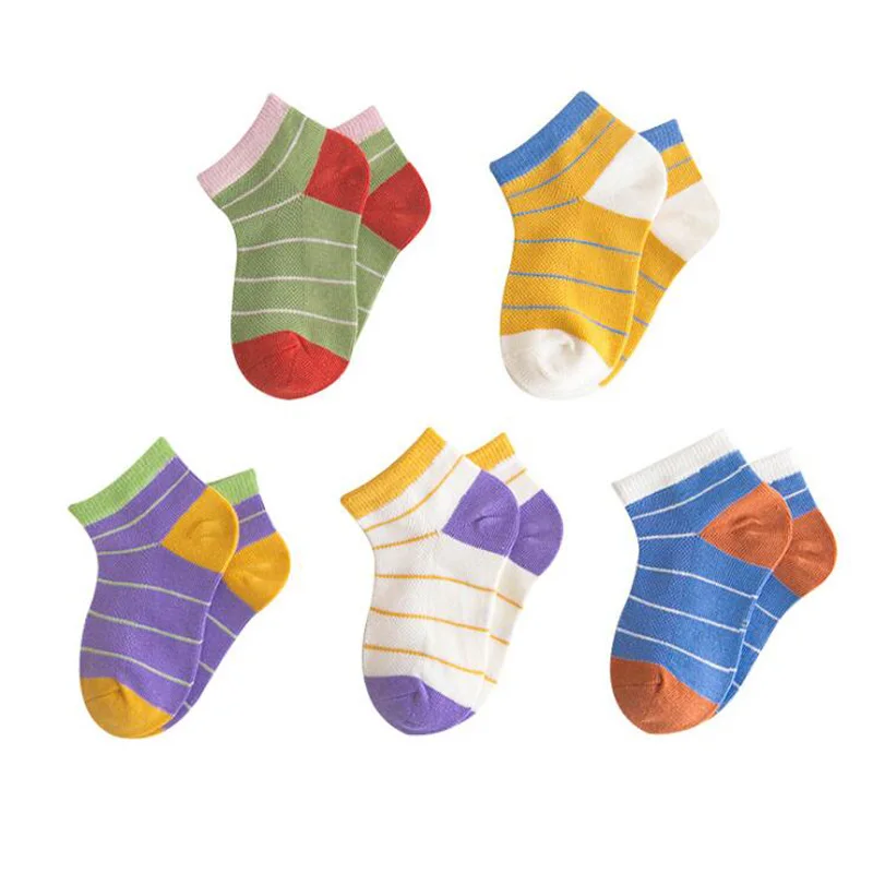 

new arrived girls boys unisex Free shipping 72% cotton baby ship boat socks children striped kid assistand summer 10pair/lot