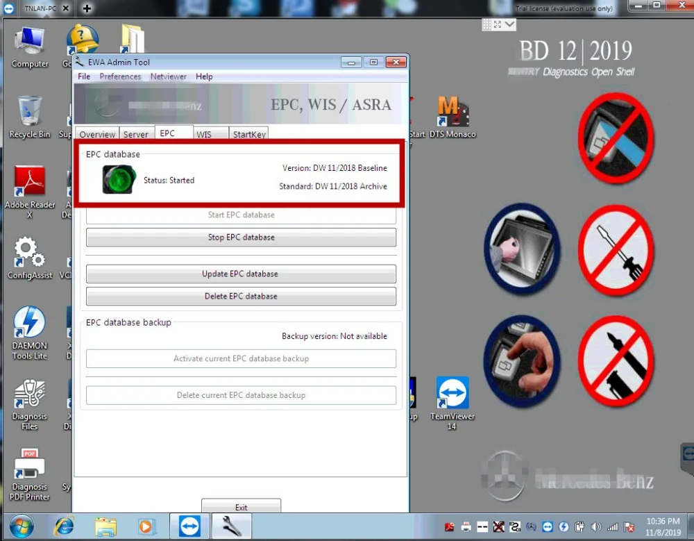 12 MB STAR SD C4/C5/C6 полный программный X-ENTRY/das/vediamo V5.1.1/dts V8.14/epc/WIS/hhtwin/starfinder/PL73 готов к работе