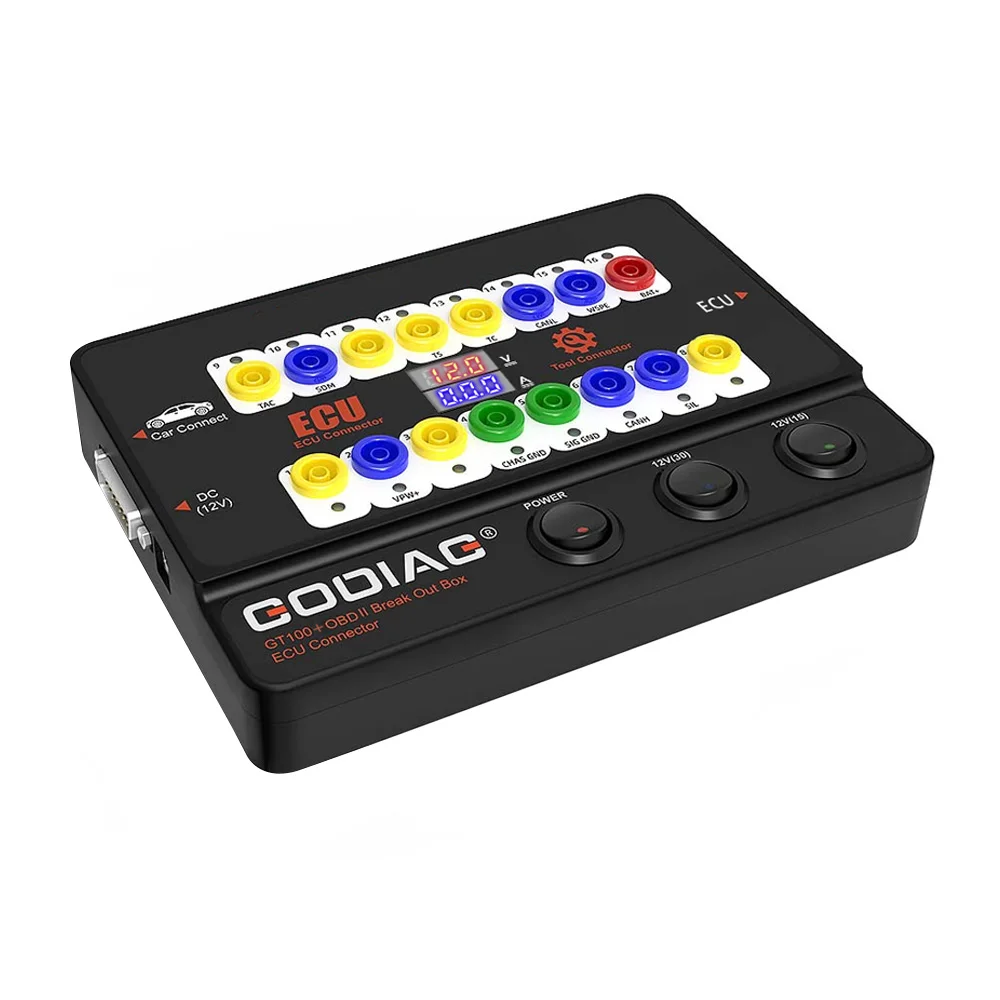 GODIAG GT100 PRO Test Platform with Electronic Current Display OBD II Break Out Box Get Free Gift FEM/ BDC Programming For BMW | Автомобили