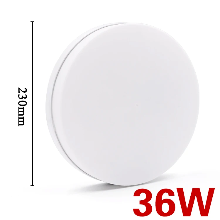 36W B Circular EnwYe 6 Вт, 9 Вт, 13 Вт, 18 Вт, 24 Вт, 36 Вт, 48 Вт, светодиодная Круглая Панель, поверхностный монтаж, светодиоды, потолочный светильник, 85-265 в, светодиодная лампа - Цвет корпуса: 36W B Circular