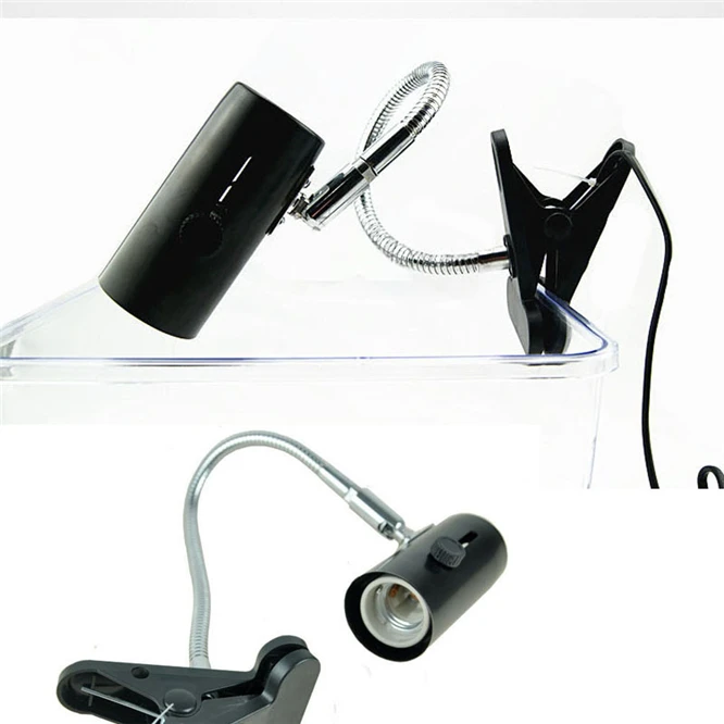 구매 EMS-파충류 램프 세트 클립 온 전구 램프 홀더, 거북이 Basking UV 난방 램프 키트 거북이 빛 도마뱀 조명, 50 개