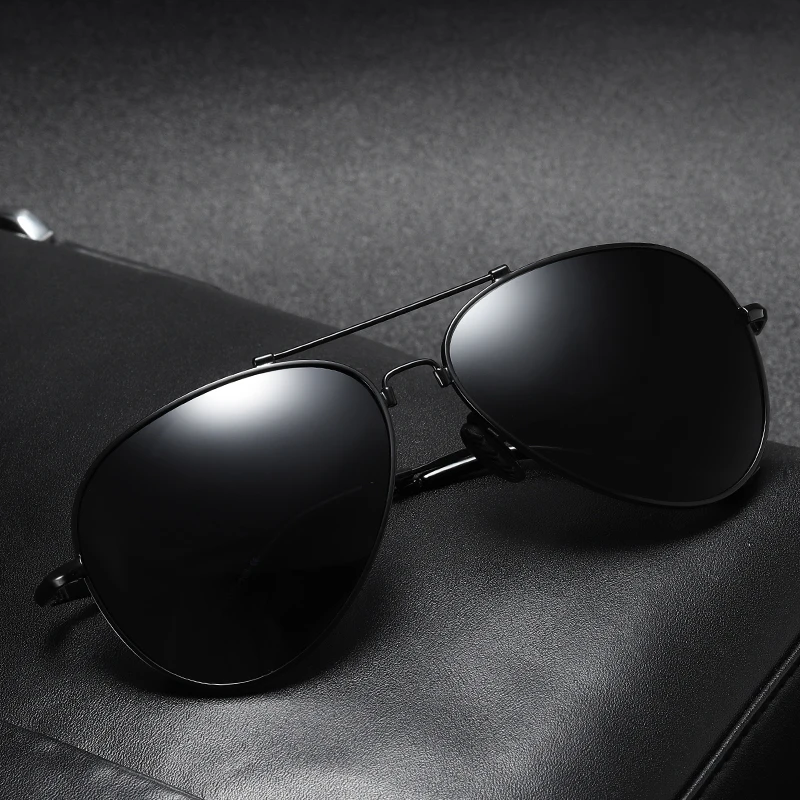 Солнцезащитные очки Мужские поляризационные трендовые крутые металлические