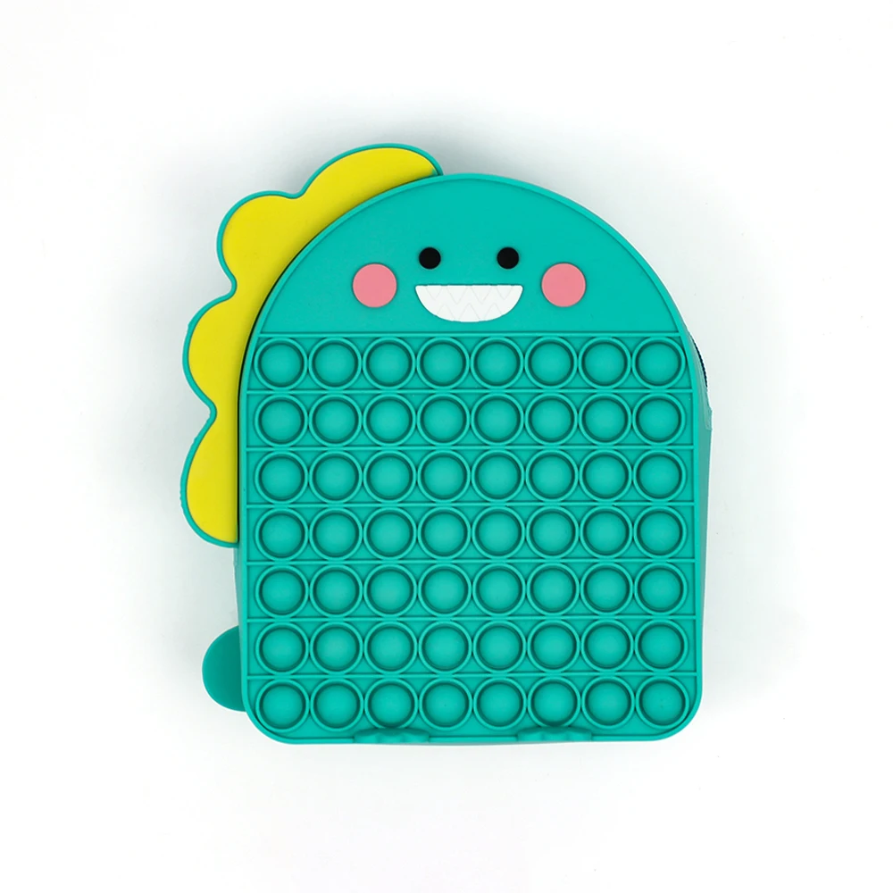 

Горячая Распродажа рюкзак с динозавром Пузырьковые игрушки-антистресс мягкий Сжимаемый антистресс подарок для девочки школьный портфель