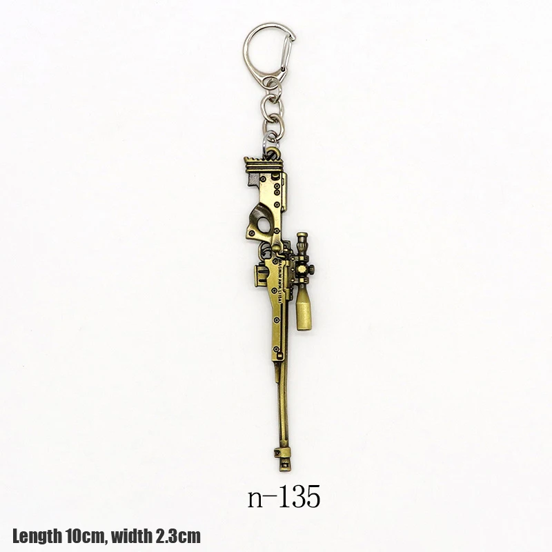 

10cm Keychain CF AK47 Gun Mode Pendant Key Chain Chaveiro Key Holders Key Ring A good choice for gift or decoration