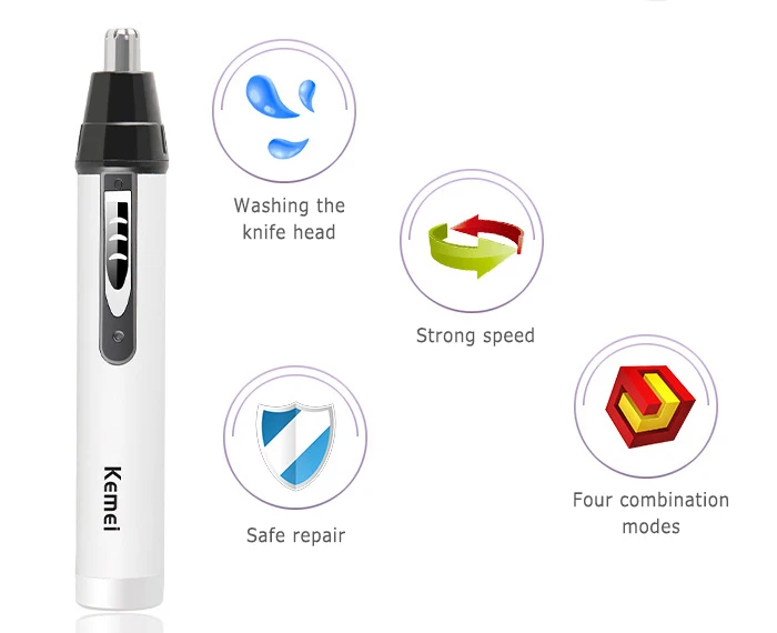 

KEMEI KM-6650 rechargeable razor haircut nose hair trimmer eyebrow trimmer 4 in 1