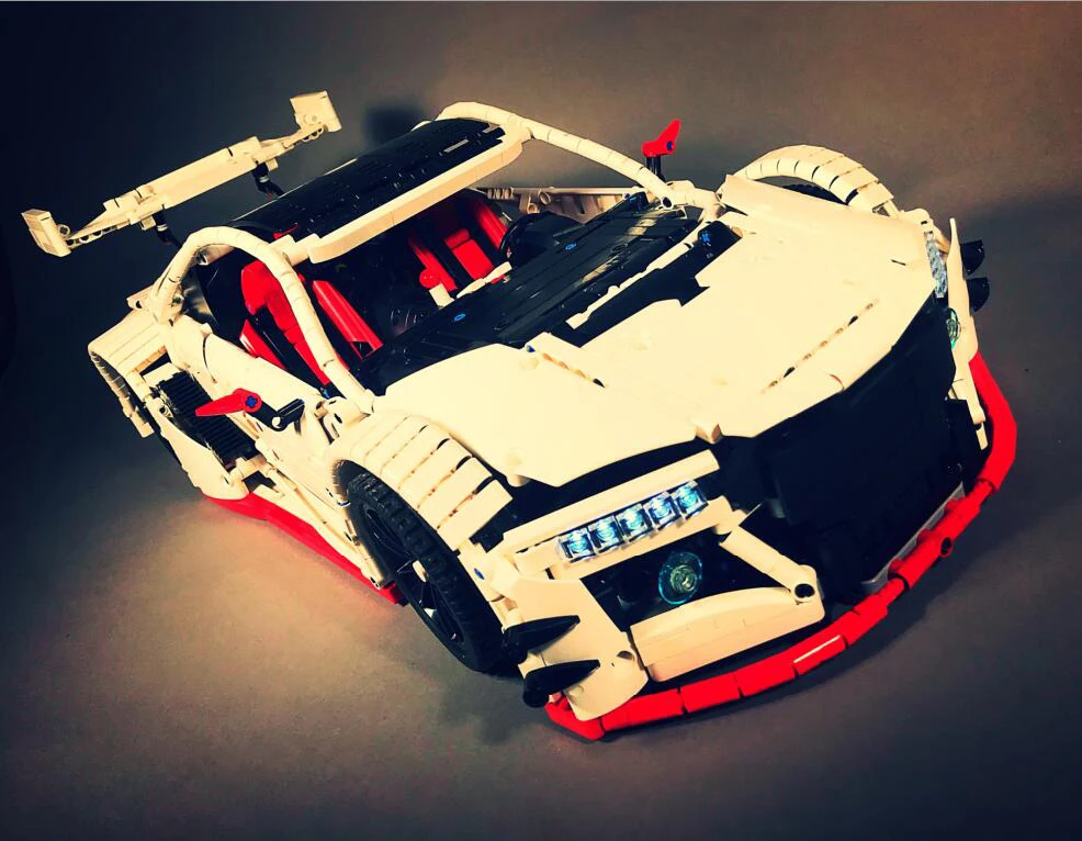 Новые высокотехнологичные Супер спортивный мобильных машин MOC-10858 Acura NSX GT3 каркас
