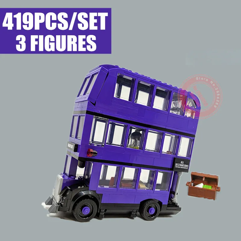 Новые 419 штук идеи серии фильмов Рыцари Волшебный Автобус подходят строительные