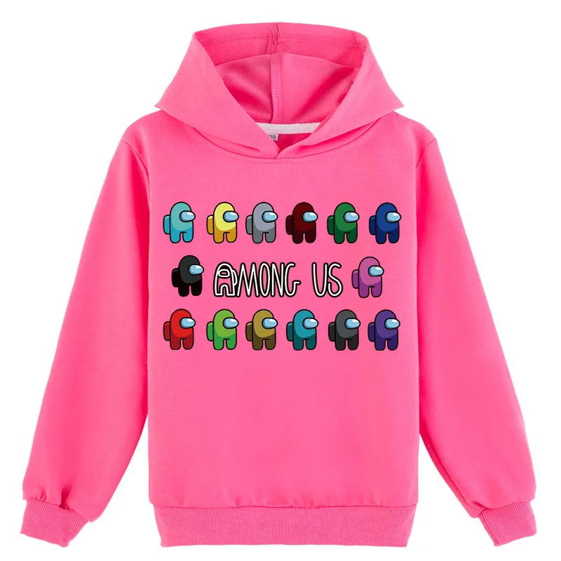 

2021 Video Game Impostor Streetwear Anime Among Us Hoodie Kids Sweatshirt Boys Hoodies Toddler Girl Clothes Children Jumper Tops