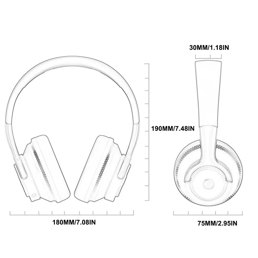 

H2 Wireless Headphones Colorful LED Lights Bluetooth Headphone Bass Stereo Earphones Low Delay Headset for Phone Gaming